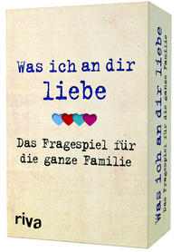 Vorderes Coverbild Was ich an dir liebe – Das Fragespiel für die ganze Familie