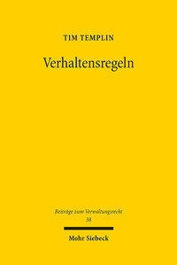 Vorderes Coverbild Verhaltensregeln