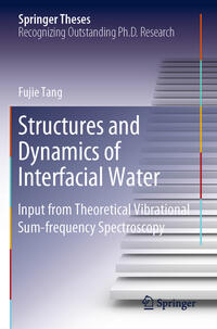Vorderes Coverbild Structures and Dynamics of Interfacial Water