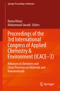 Vorderes Coverbild Proceedings of the 3rd International Congress of Applied Chemistry & Environment (ICACE–3)
