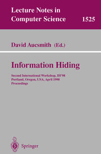 Vorderes Coverbild Information Hiding