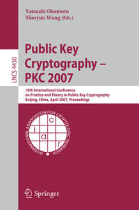 Vorderes Coverbild Public Key Cryptography - PKC 2007
