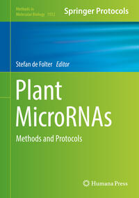 Vorderes Coverbild Plant MicroRNAs