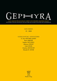 Vorderes Coverbild Gephyra 19, 2020