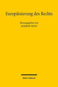Vorderes Coverbild Europäisierung des Rechts