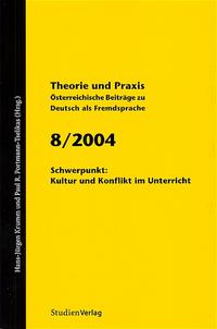 Vorderes Coverbild Theorie und Praxis - Österreichische Beiträge zu Deutsch als Fremdsprache 8, 2004