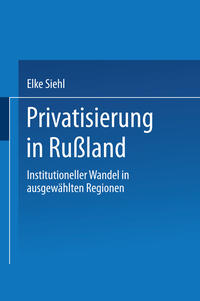 Vorderes Coverbild Privatisierung in Rußland