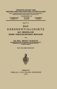 Vorderes Coverbild Das Exponentialgesetz als Grundlage einer Vergleichenden Biologie