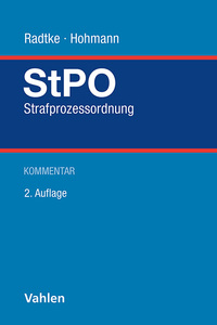 Vorderes Coverbild Strafprozessordnung