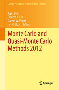 Vorderes Coverbild Monte Carlo and Quasi-Monte Carlo Methods 2012