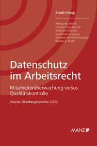 Vorderes Coverbild Datenschutz im Arbeitsrecht