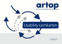 Vorderes Coverbild Usability-Lernkarten