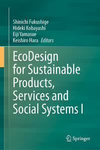 Vorderes Coverbild EcoDesign for Sustainable Products, Services and Social Systems I