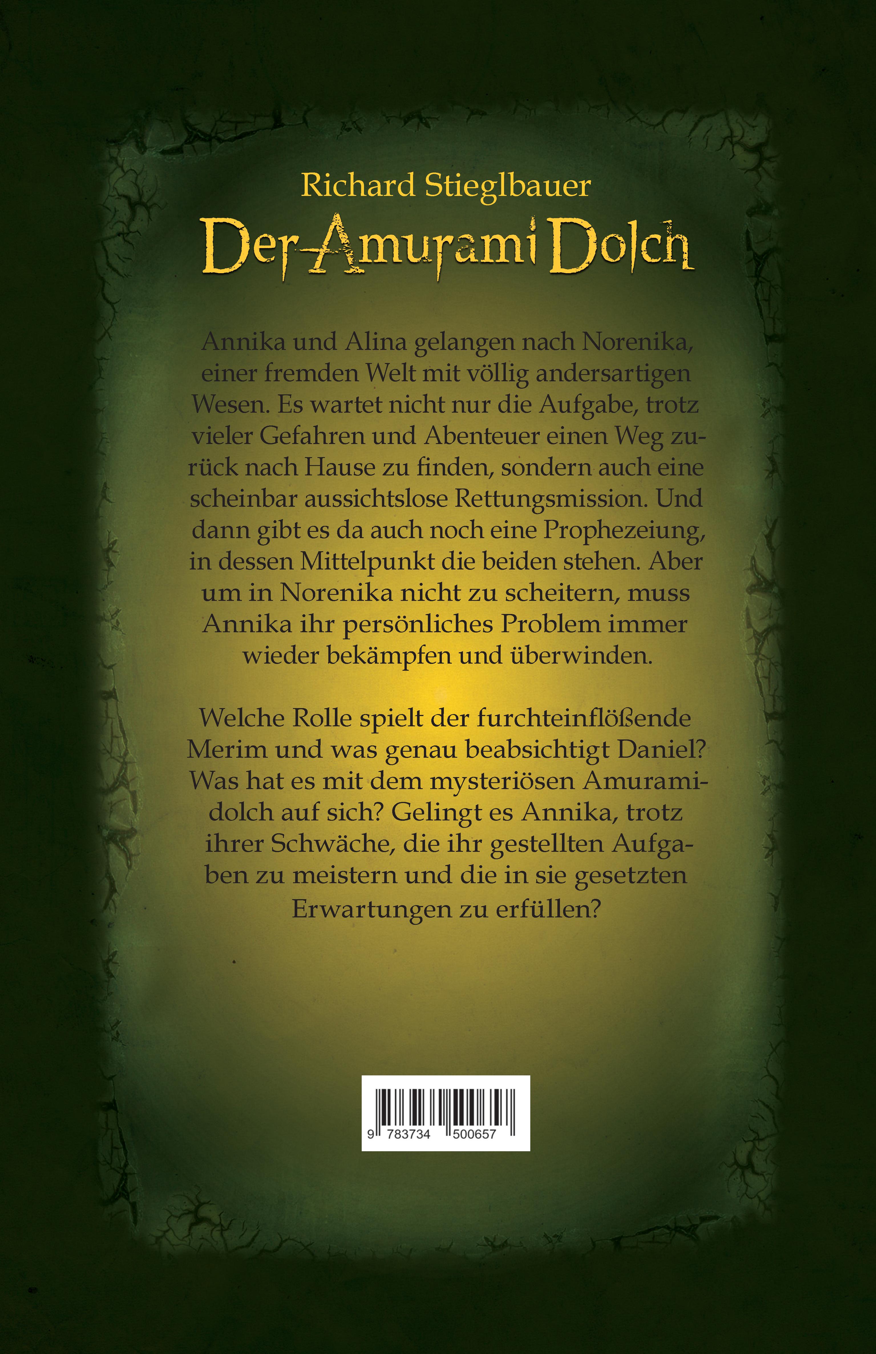 Rückseitencover Der Amuramidolch