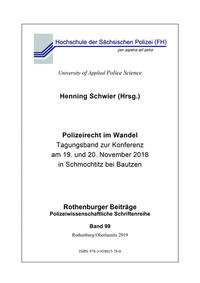 Vorderes Coverbild Polizeirecht im Wandel