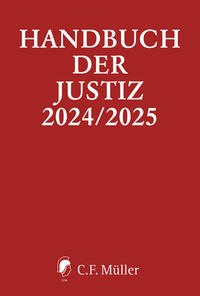 Vorderes Coverbild Handbuch der Justiz 2024/2025