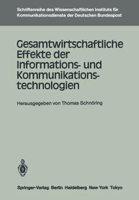 Vorderes Coverbild Gesamtwirtschaftliche Effekte der Informations- und Kommunikationstechnologien
