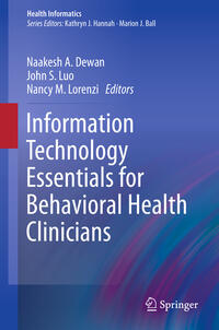 Vorderes Coverbild Information Technology Essentials for Behavioral Health Clinicians