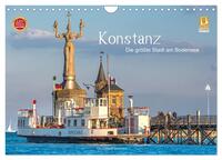 Vorderes Coverbild Konstanz - die größte Stadt am Bodensee (Wandkalender 2025 DIN A4 quer), CALVENDO Monatskalender