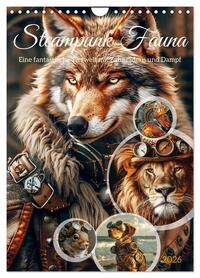 Vorderes Coverbild Steampunk Fauna (Wandkalender 2026 DIN A4 hoch), CALVENDO Monatskalender