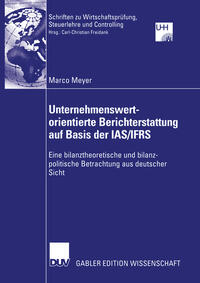 Vorderes Coverbild Unternehmenswertorientierte Berichterstattung auf Basis der IAS/IFRS