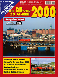 Vorderes Coverbild Die DB vor 25 Jahren - 2000 Ausgabe West