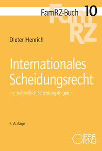 Vorderes Coverbild Internationales Scheidungsrecht