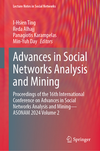 Vorderes Coverbild Advances in Social Networks Analysis and Mining