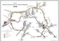 Vorderes Coverbild Plan der Gleisanlagen Berlin 1896