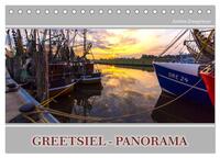 Vorderes Coverbild Greetsiel-Panorama (Tischkalender 2025 DIN A5 quer), CALVENDO Monatskalender