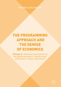 Vorderes Coverbild The Programming Approach and the Demise of Economics