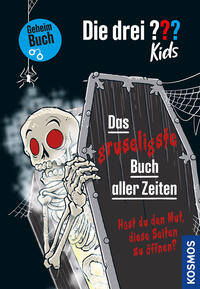 Vorderes Coverbild Die drei ??? Kids, Das gruseligste Buch aller Zeiten