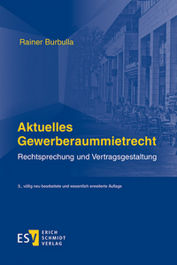 Vorderes Coverbild Aktuelles Gewerberaummietrecht