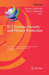 Vorderes Coverbild ICT Systems Security and Privacy Protection
