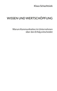 Vorderes Coverbild Wissen und Wertschöpfung