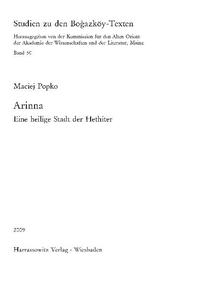 Vorderes Coverbild Arinna