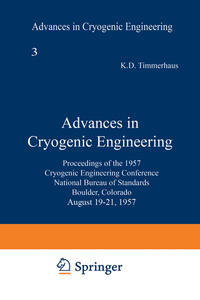Vorderes Coverbild Advances in Cryogenic Engineering