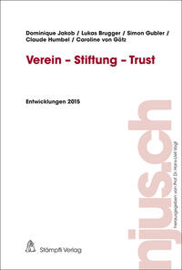 Vorderes Coverbild Verein - Stiftung - Trust