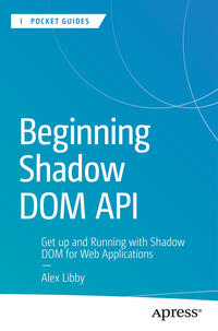 Vorderes Coverbild Beginning Shadow DOM API