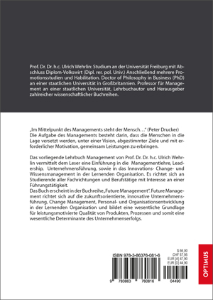 Rückseitencover Management Einführung