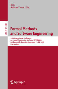Vorderes Coverbild Formal Methods and Software Engineering