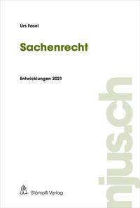 Vorderes Coverbild Sachenrecht