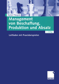 Vorderes Coverbild Management von Beschaffung, Produktion und Absatz