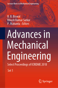 Vorderes Coverbild Advances in Mechanical Engineering