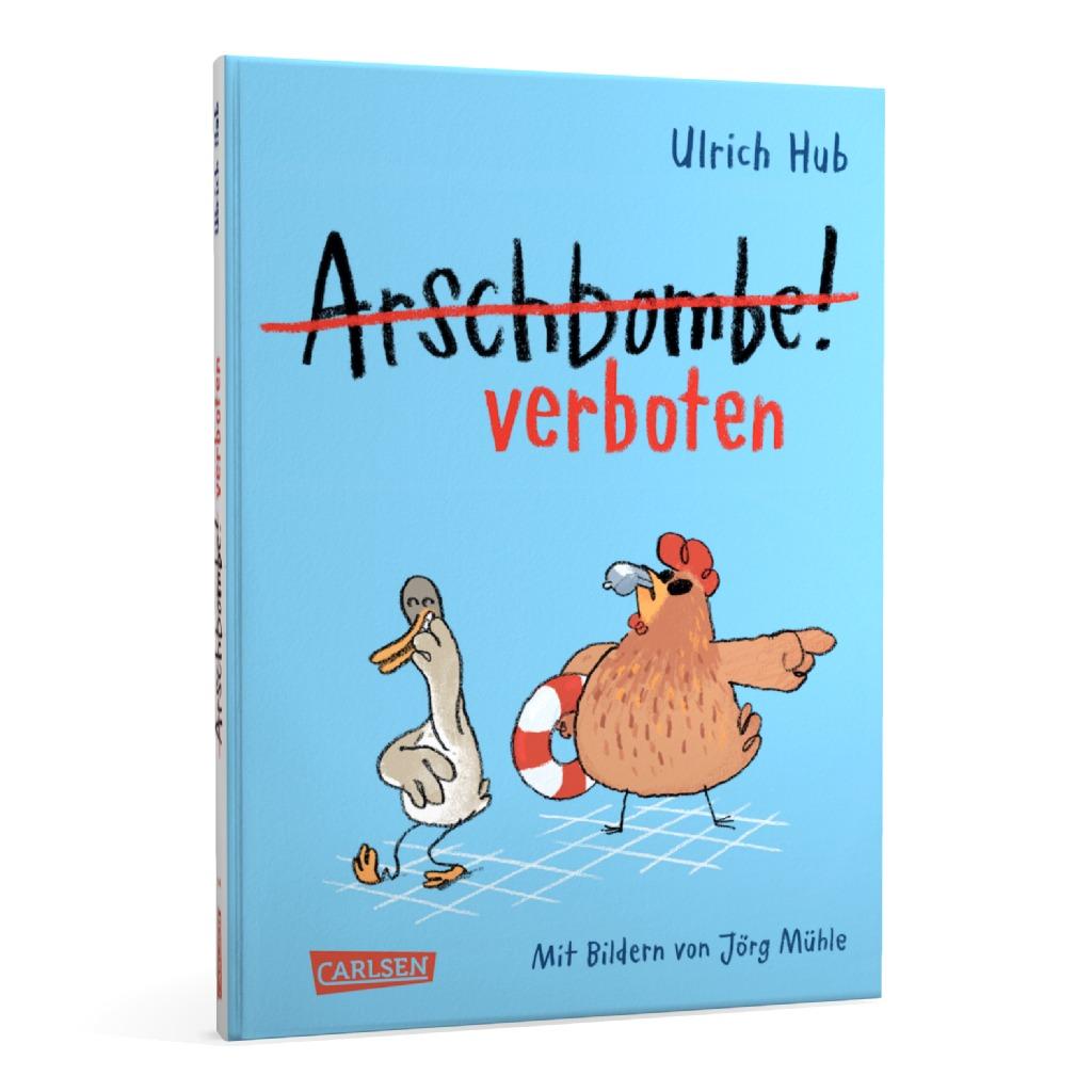 Beispielinhalt (Bild) Arschbombe verboten