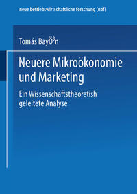 Vorderes Coverbild Neuere Mikroökonomie und Marketing