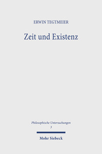 Vorderes Coverbild Zeit und Existenz