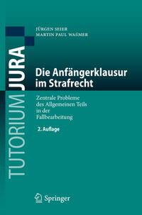 Vorderes Coverbild Die Anfängerklausur im Strafrecht