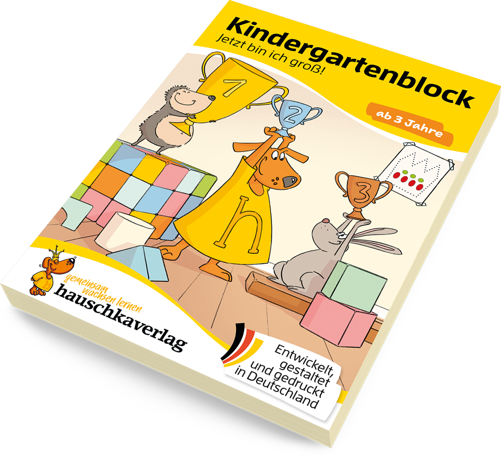 Beispielinhalt (Bild) Kindergartenblock ab 3 Jahre - Jetzt bin ich groß!