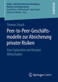 Vorderes Coverbild Peer-to-Peer-Geschäftsmodelle zur Absicherung privater Risiken